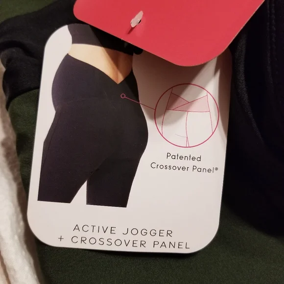 NwT Patented Over belly stretch woven maternity jogger pants size med - Picture 9 of 12